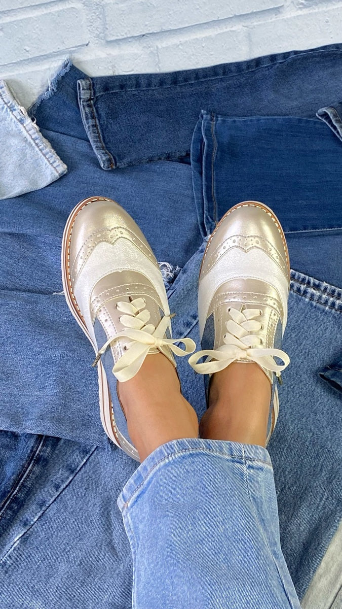 Oxford Sport Nappa Metallic Mercury
