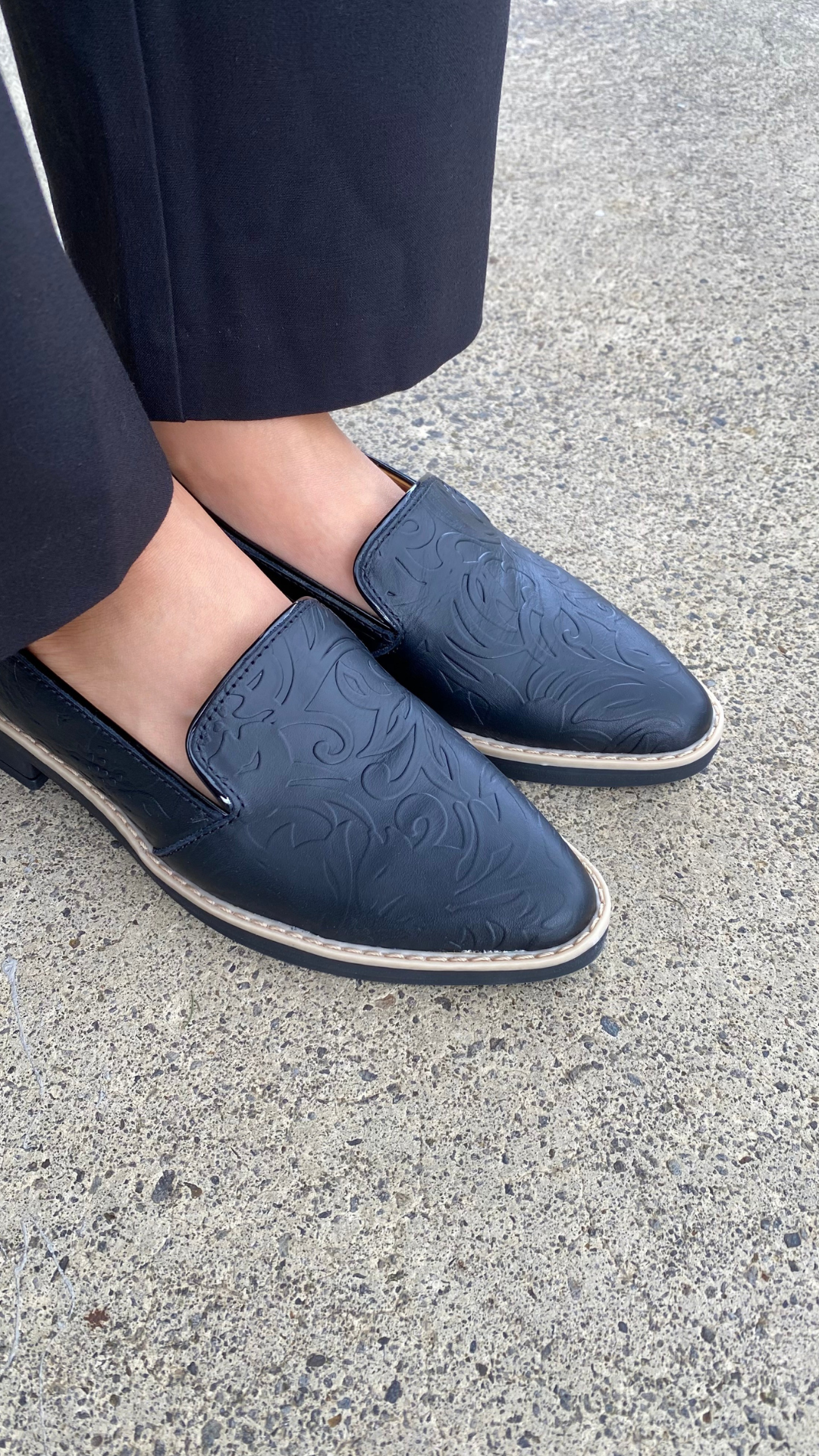 Mocasín Tipo SlipperNegro