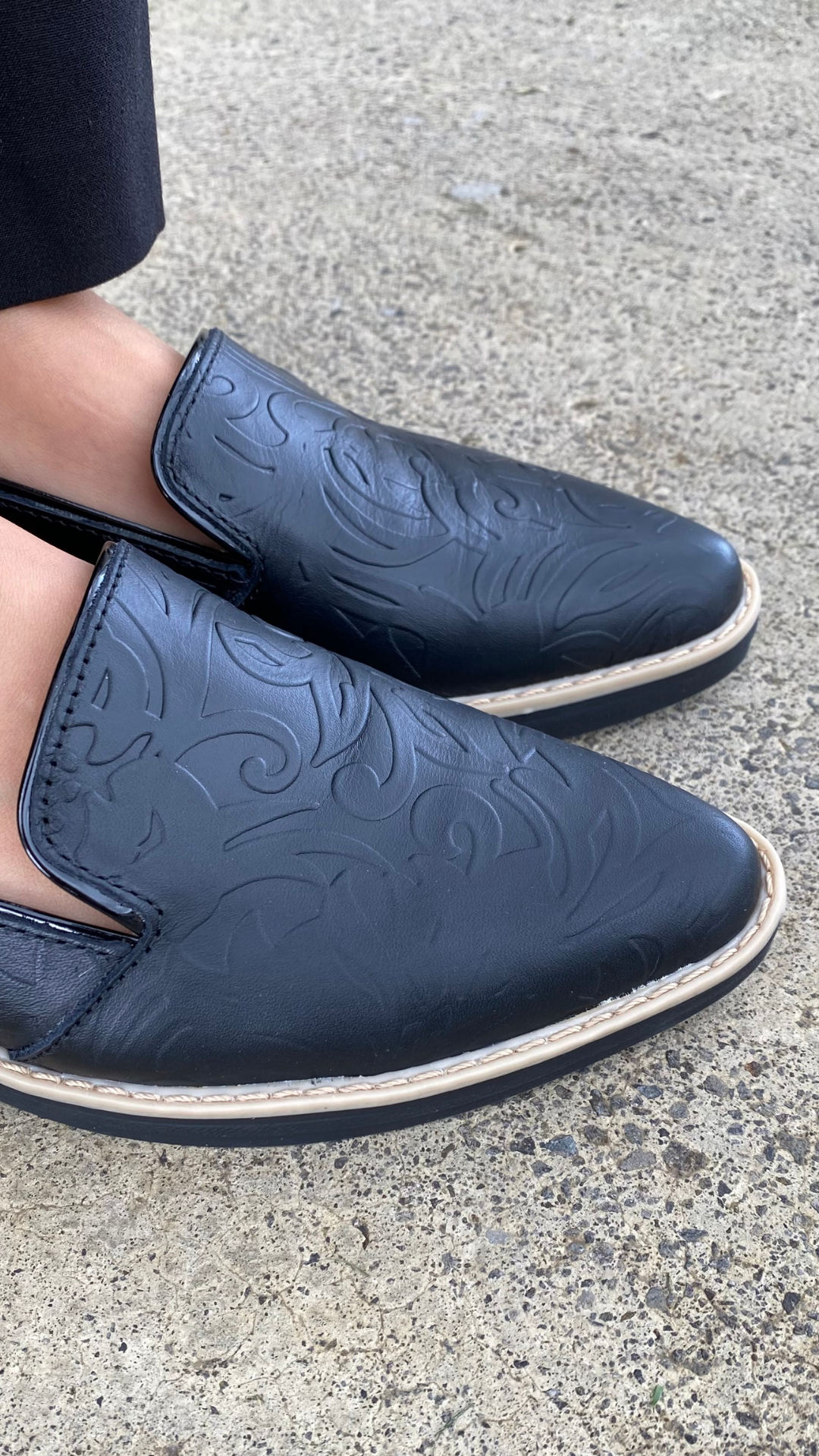Mocasín Tipo SlipperNegro