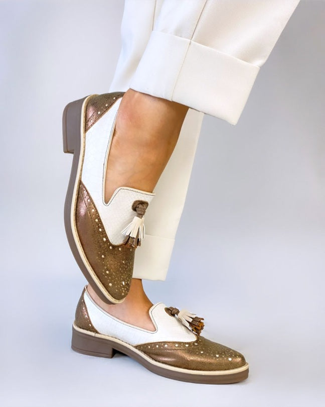 Mocasín Wingtip Galaxy Seda