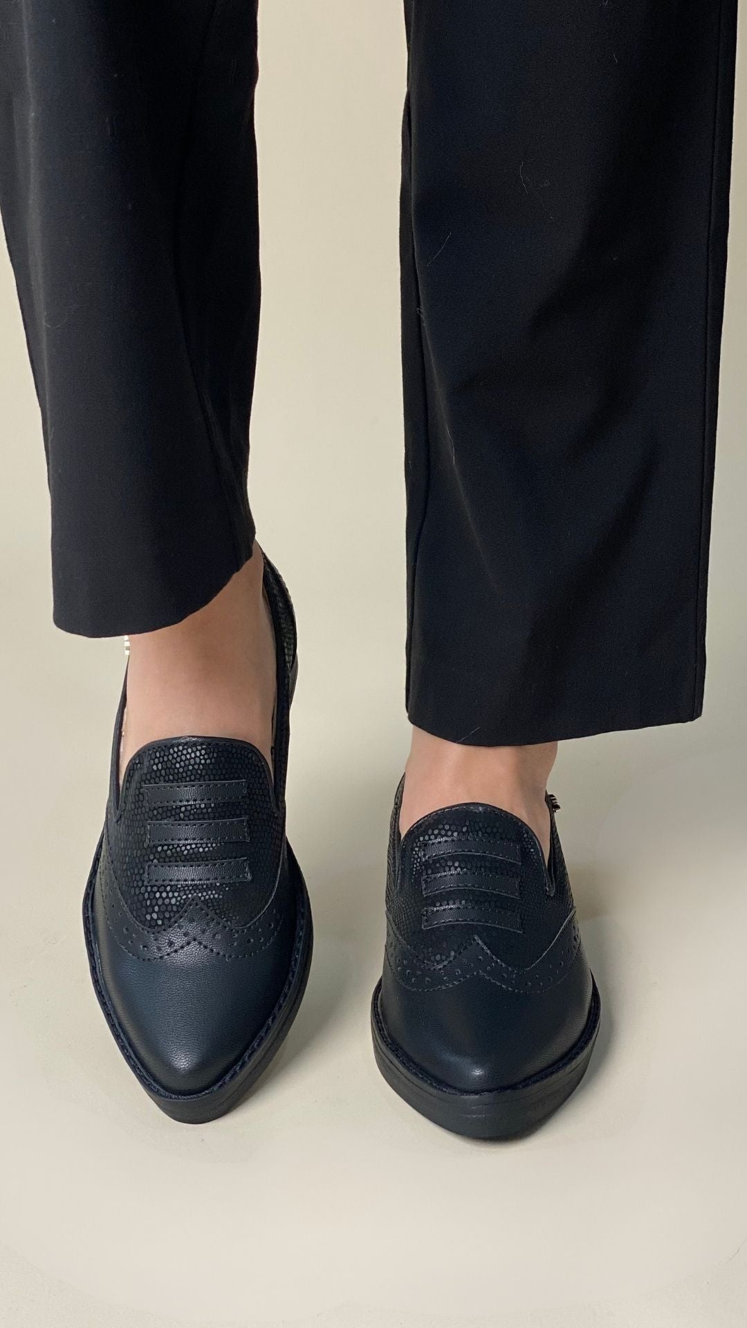 Piton Camel Penny Loafer