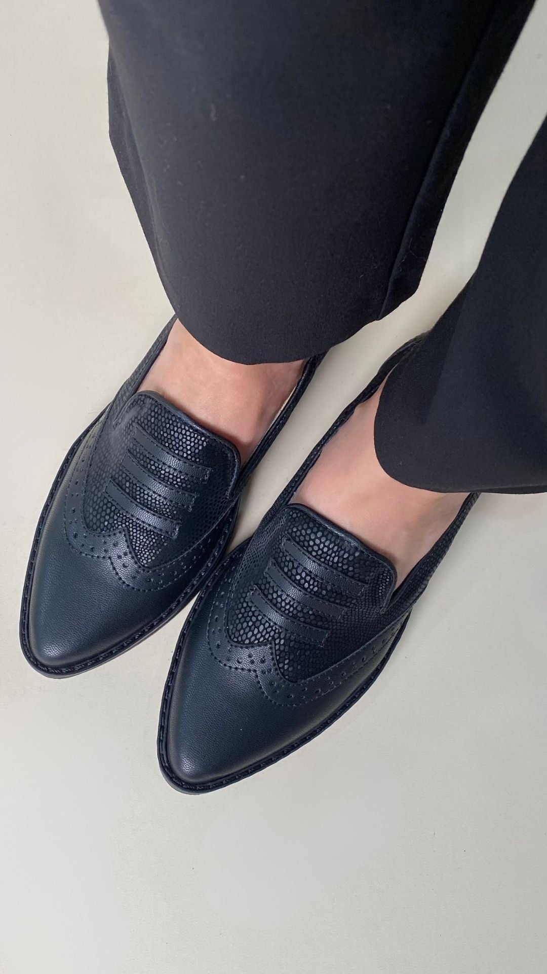 Piton Camel Penny Loafer