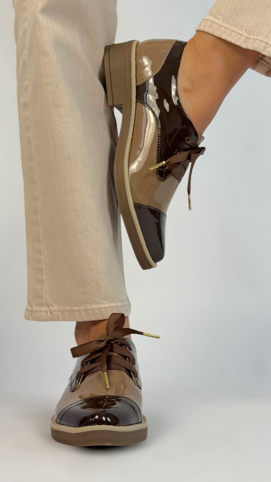 Derby Cap Toe Chestnut
