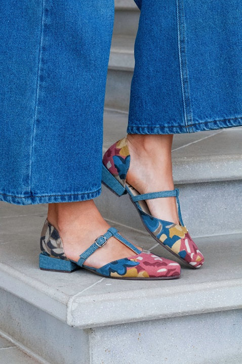 Mary Jane D'Orsay Denim