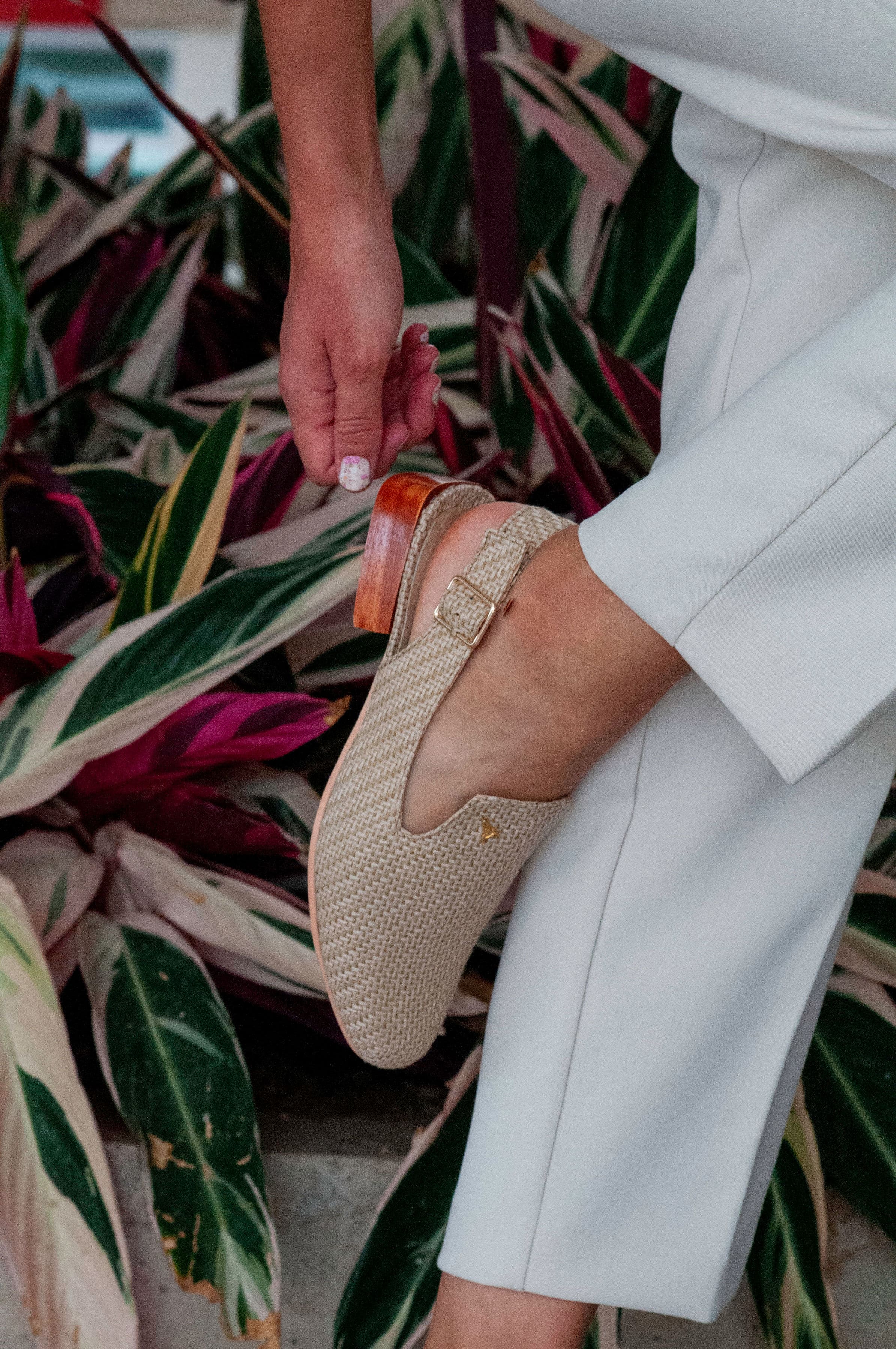 Slingback Clásico Gaucho Beige