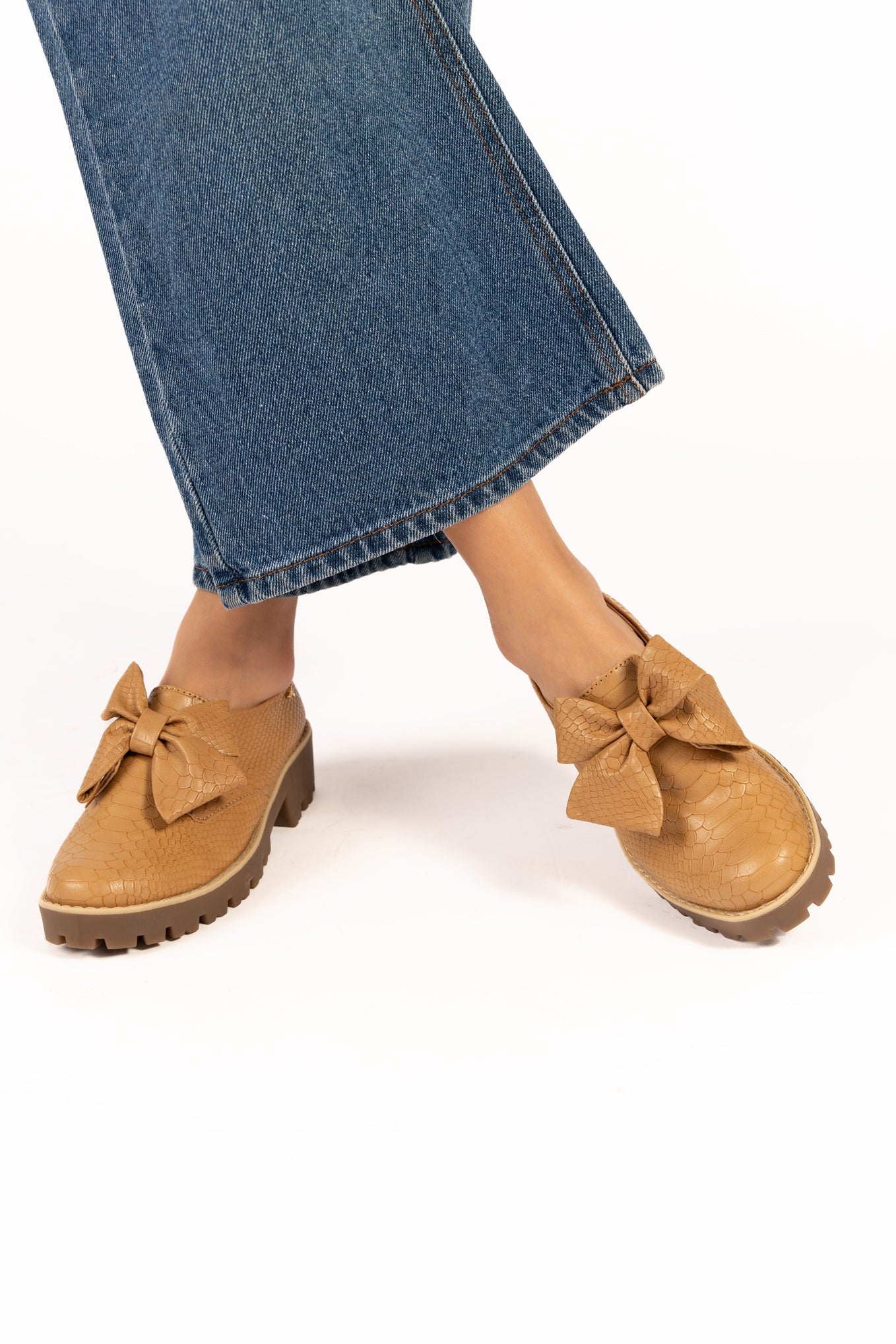 Mocasín con Lazo Piton Camel