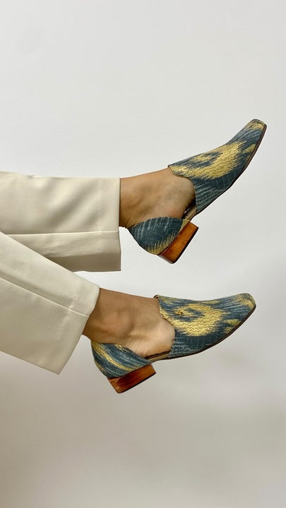 Mocasín Cut-Out Azul