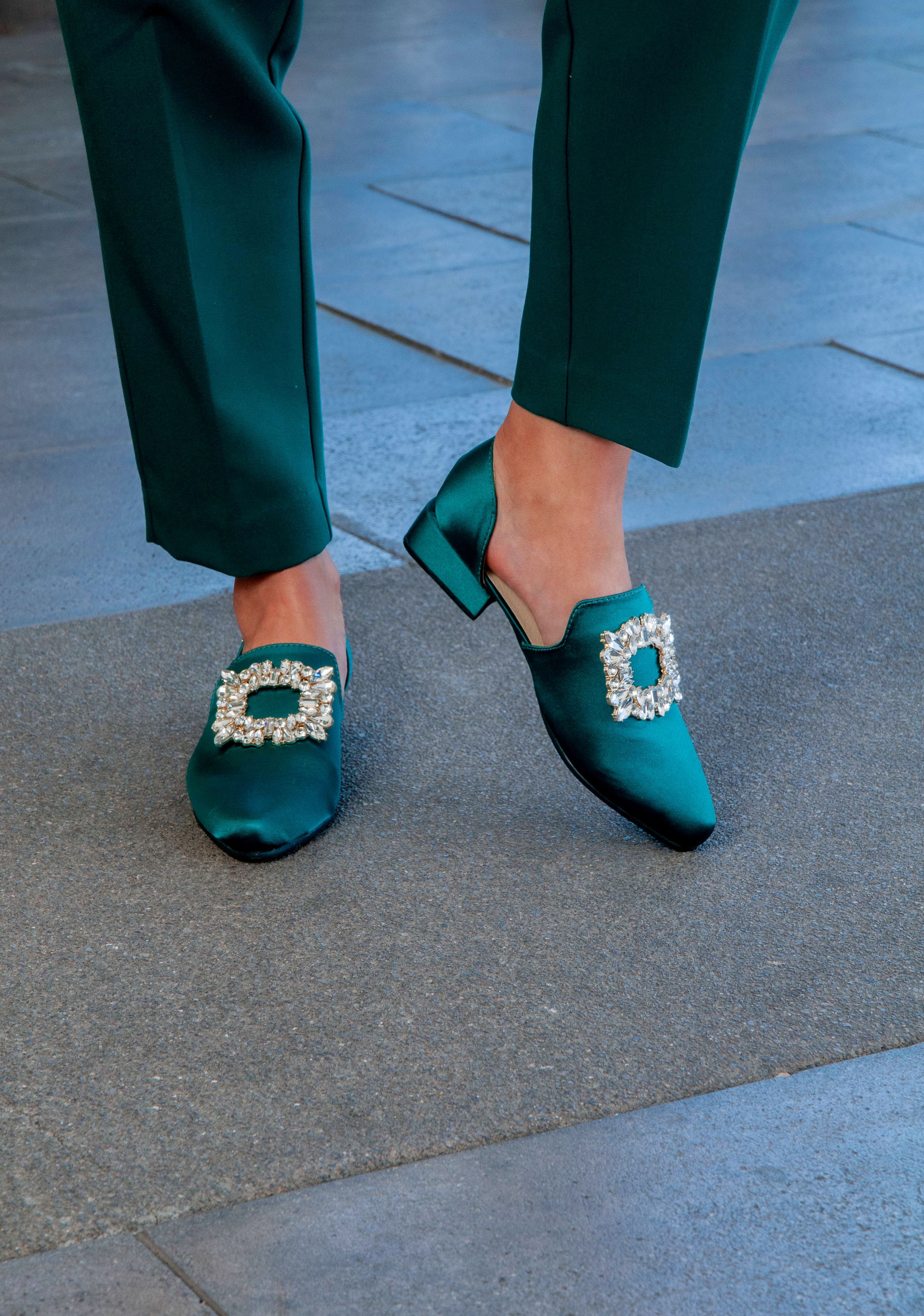 Mocasín Cut-Out Verde
