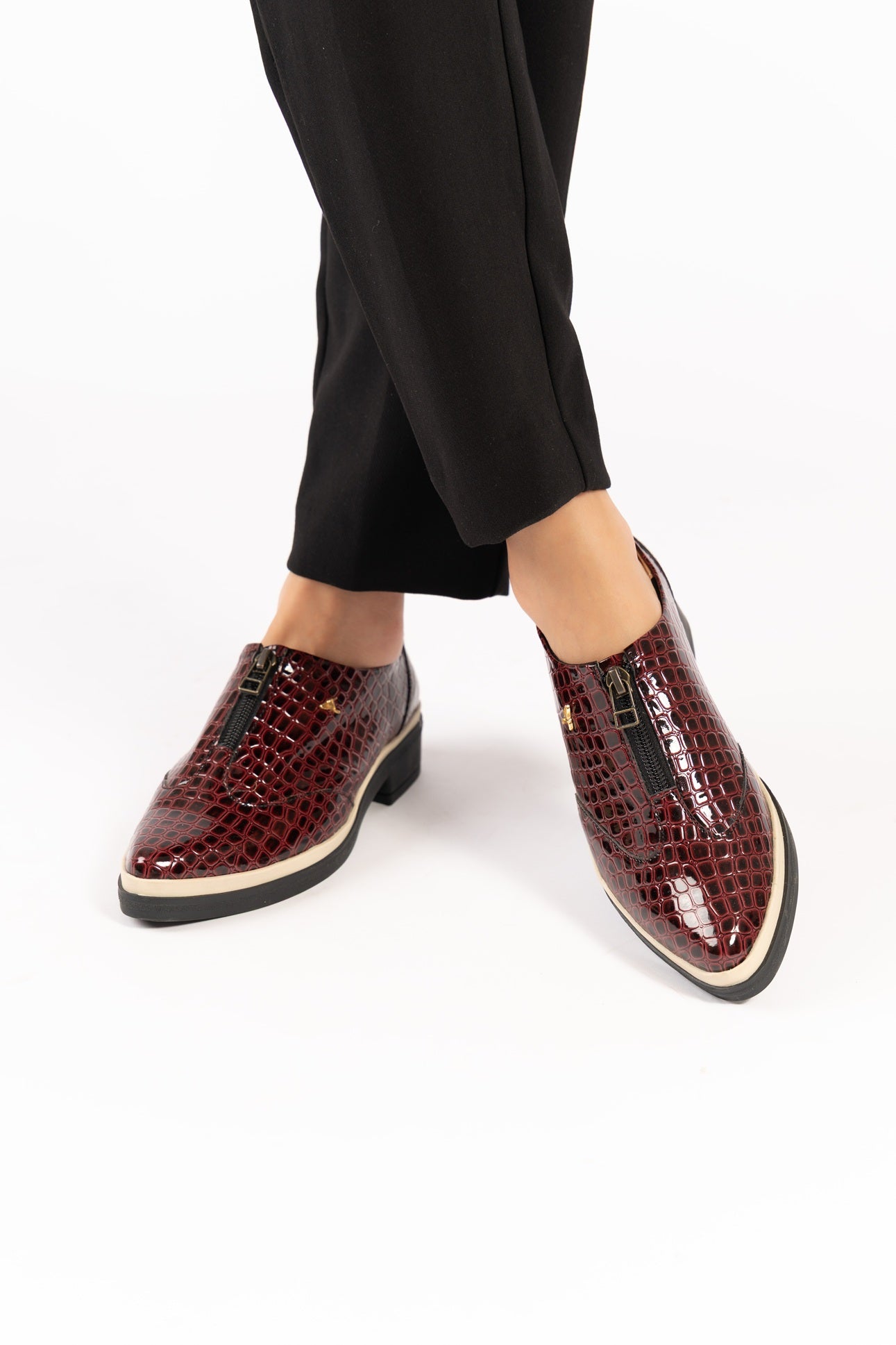 Oxford con Zipper Vino