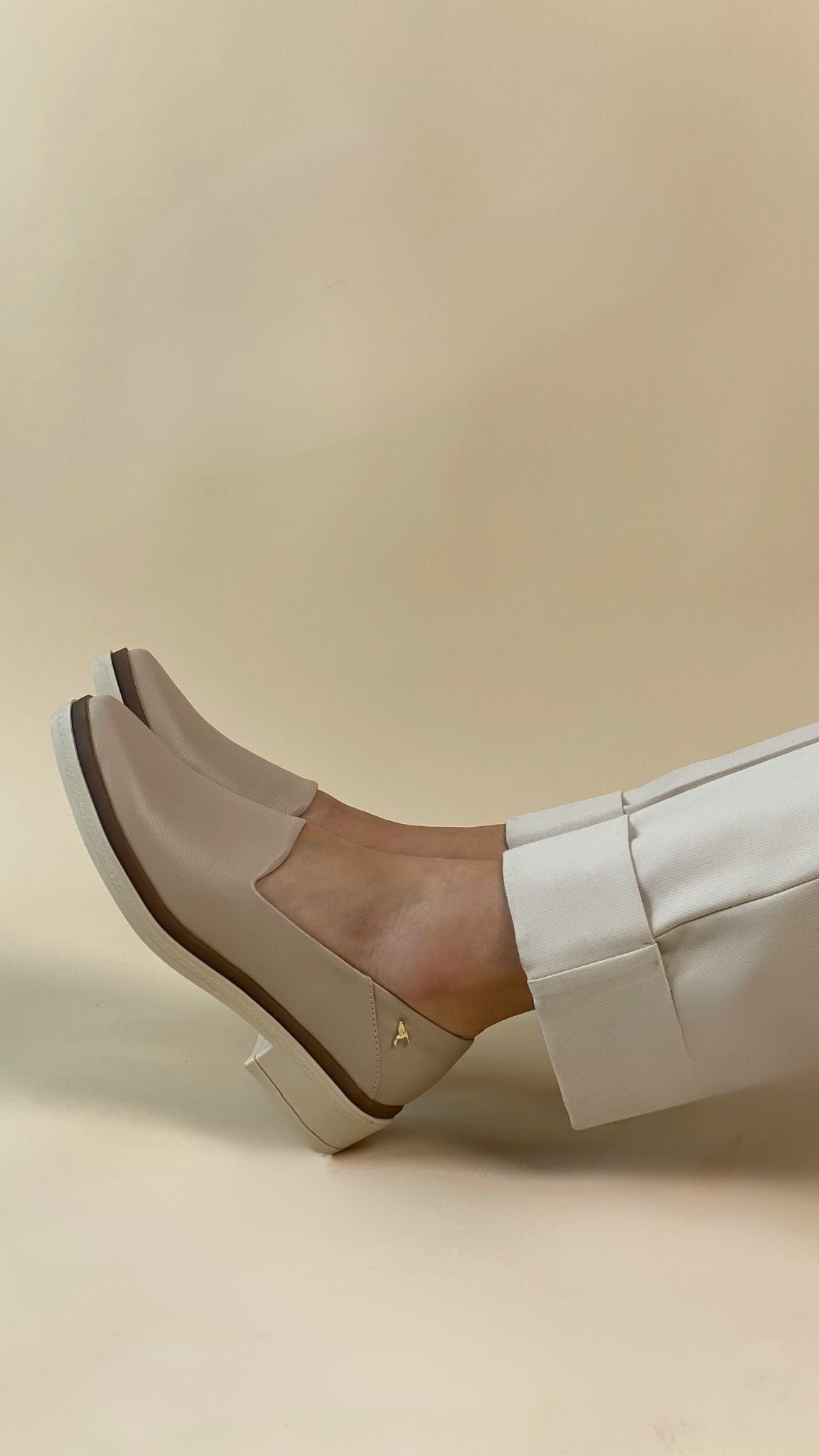 Piton Camel Penny Loafer
