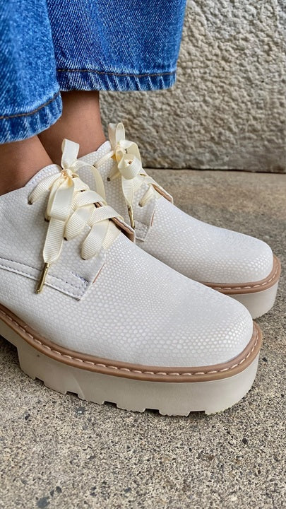 Derby Chunky Square Toe Mistic Late