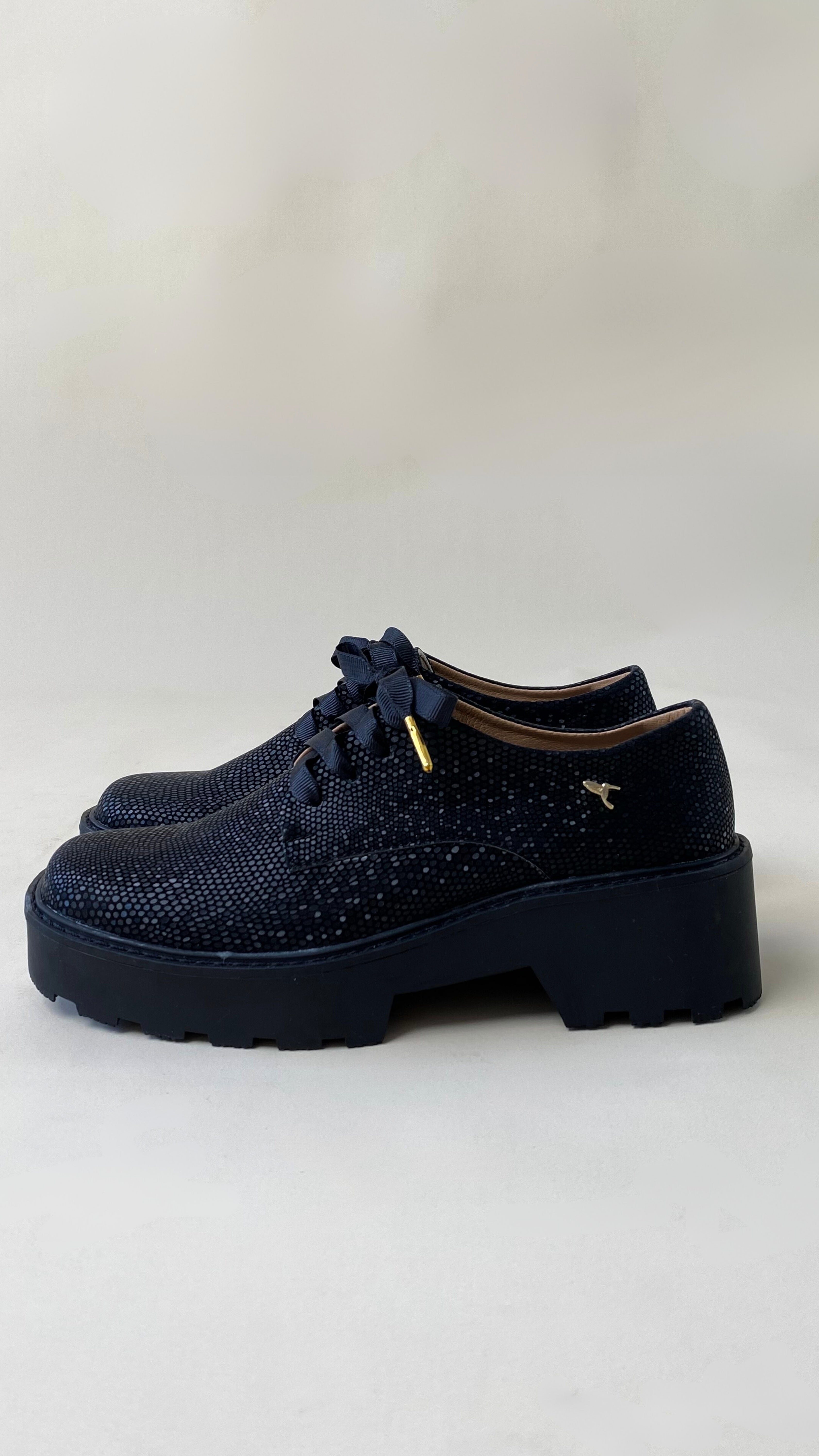 Derby Chunky Punta CuadradaNegro