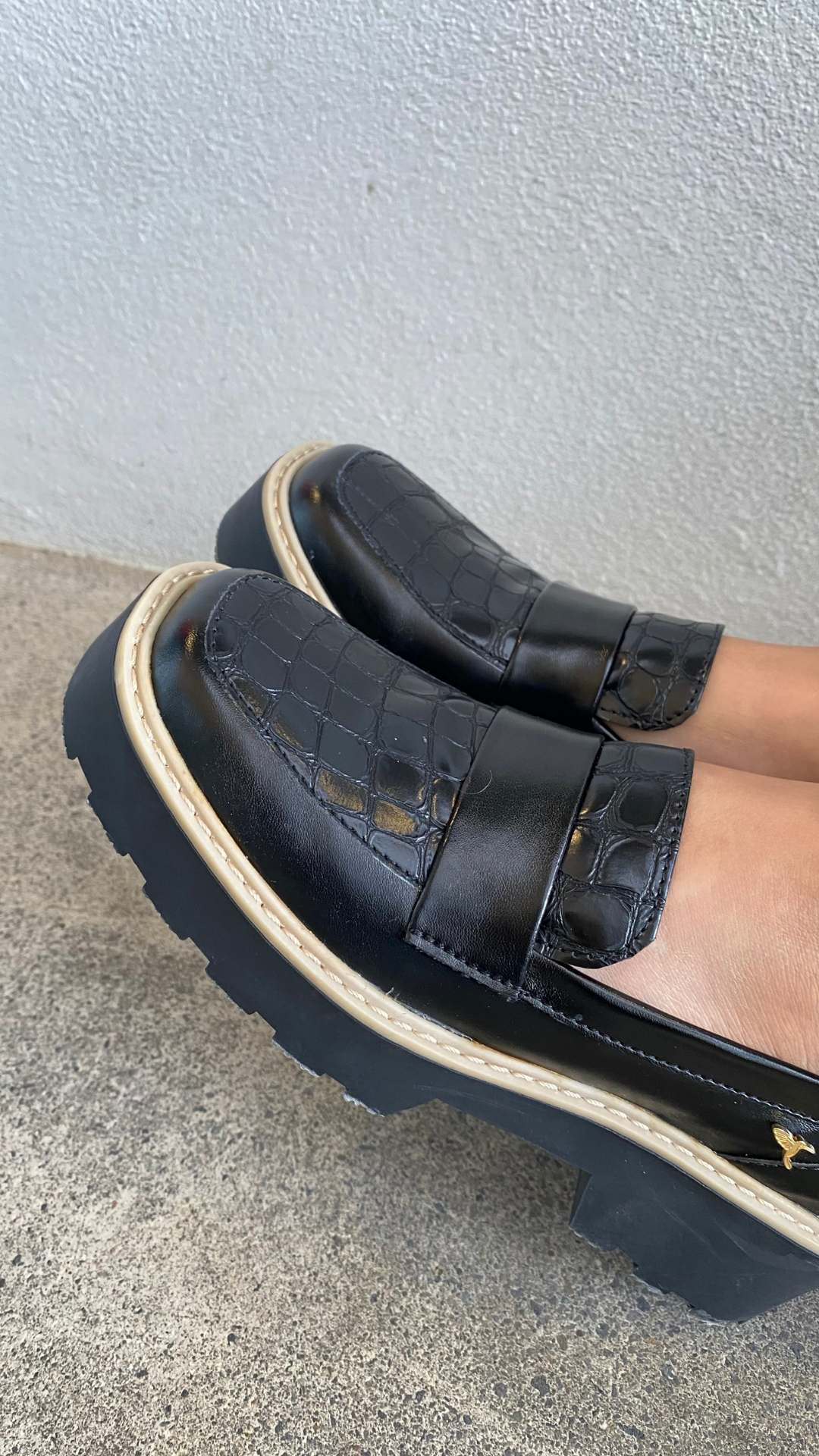Mocasín Antifaz ChunkyNegro