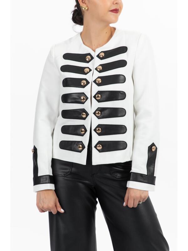 Blazer Militar Blanco