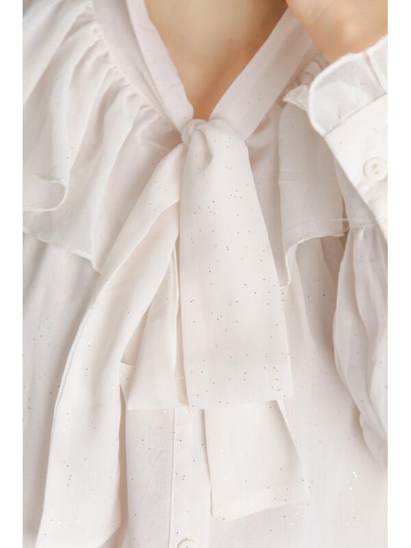 Camisa Beige Chifón Beige