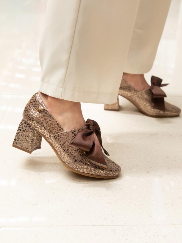 Tacon con Lazo de Cinta Luna