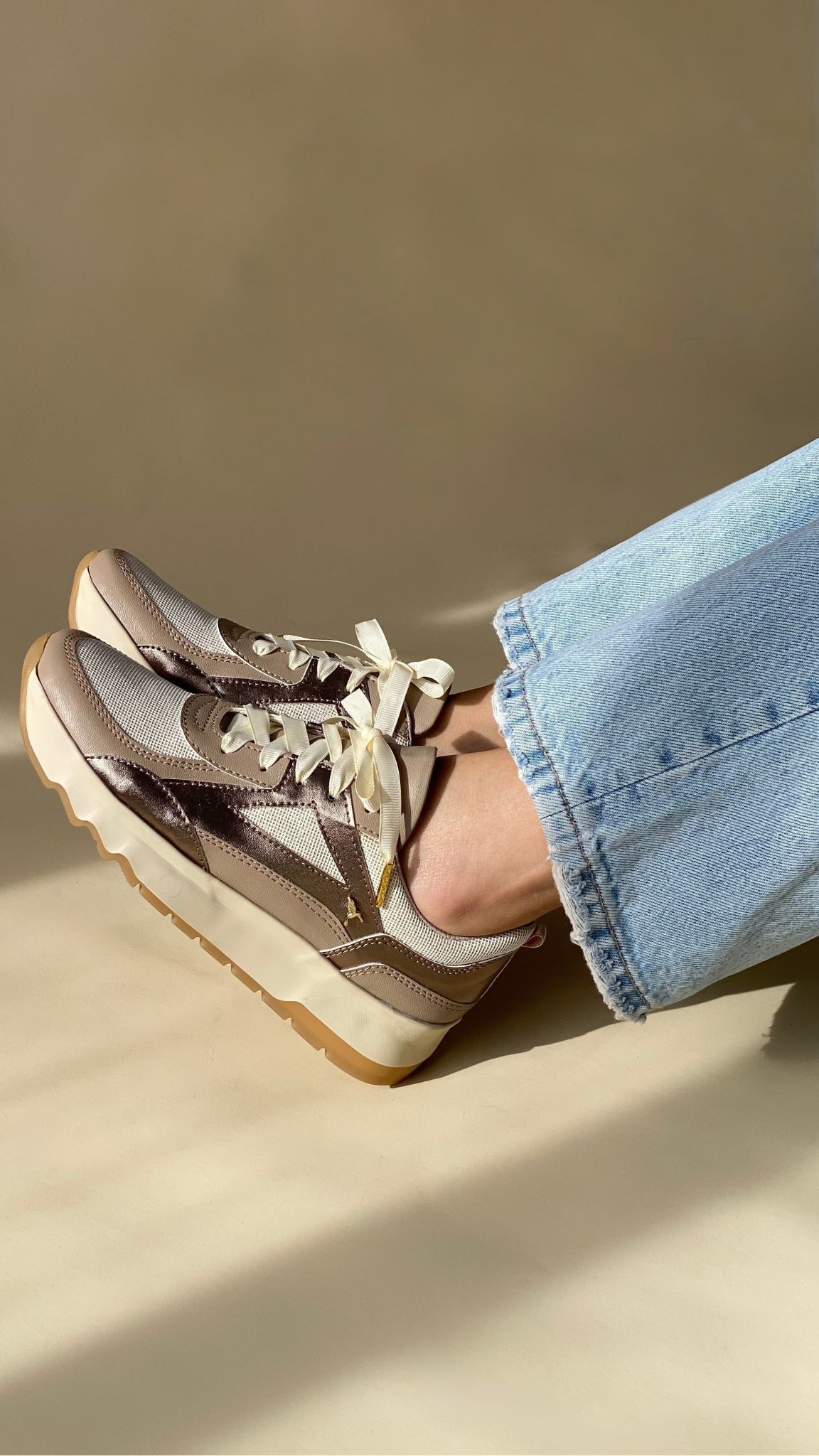 Metallic Nappa Essential Urban Sneakers Mercurio