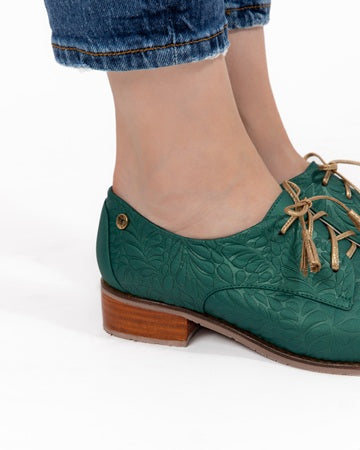 Derby Clásico Punta Alargada Verde