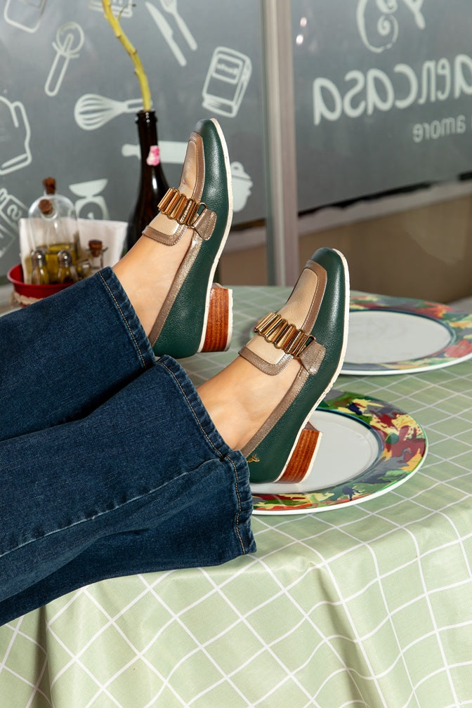 Mocasín Rigatoni Verde