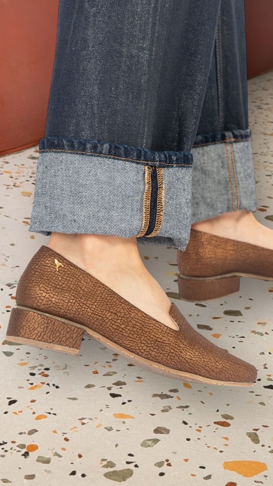 Mocasín Clásico Formal Bronze