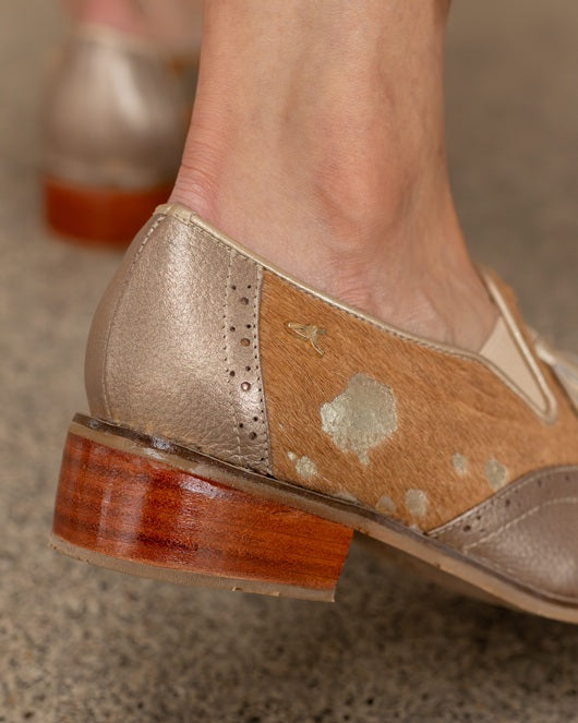 Mocasín Wingtip con Pompones Lluna