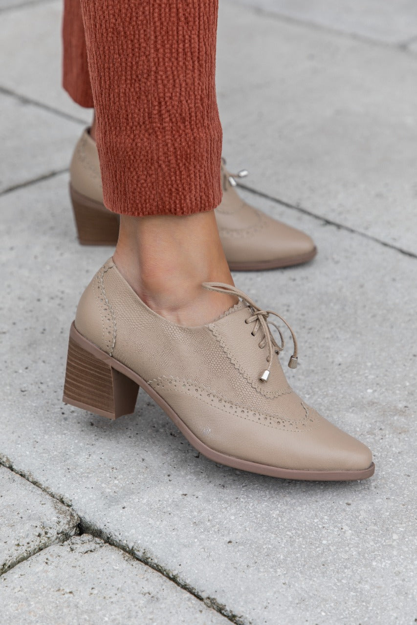 Oxford de TaconBeige
