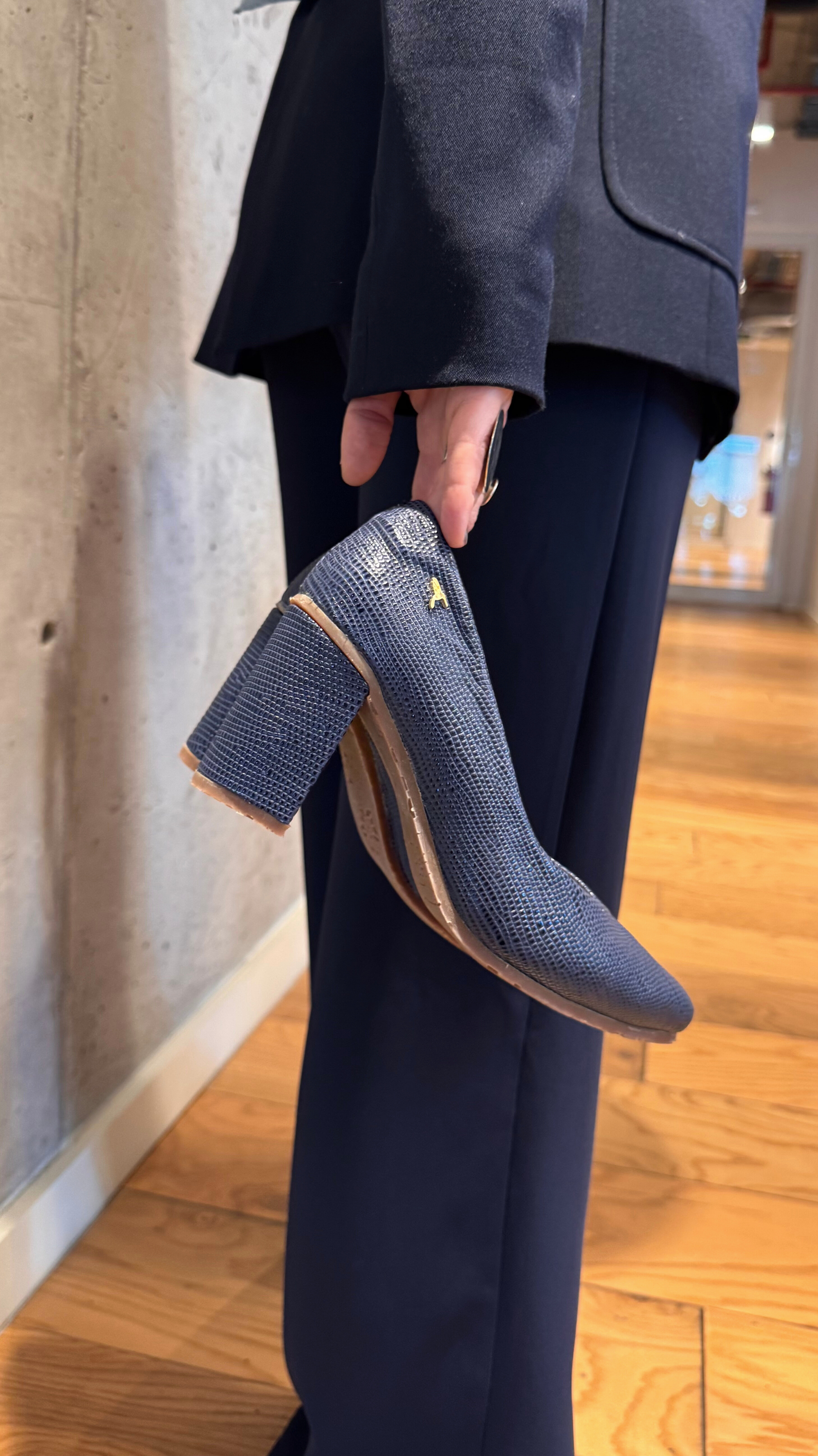 Tacón Working Girl Azul