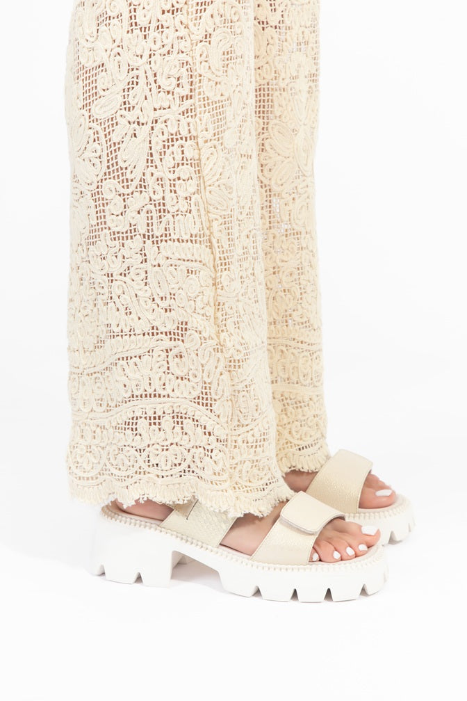 Sandalia Chunky Travel Comfort Talco