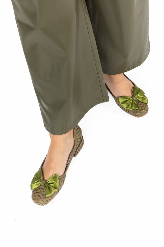 Flat con Lazo Verde