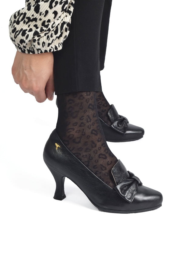 Tacón Negro Liso Working Girl