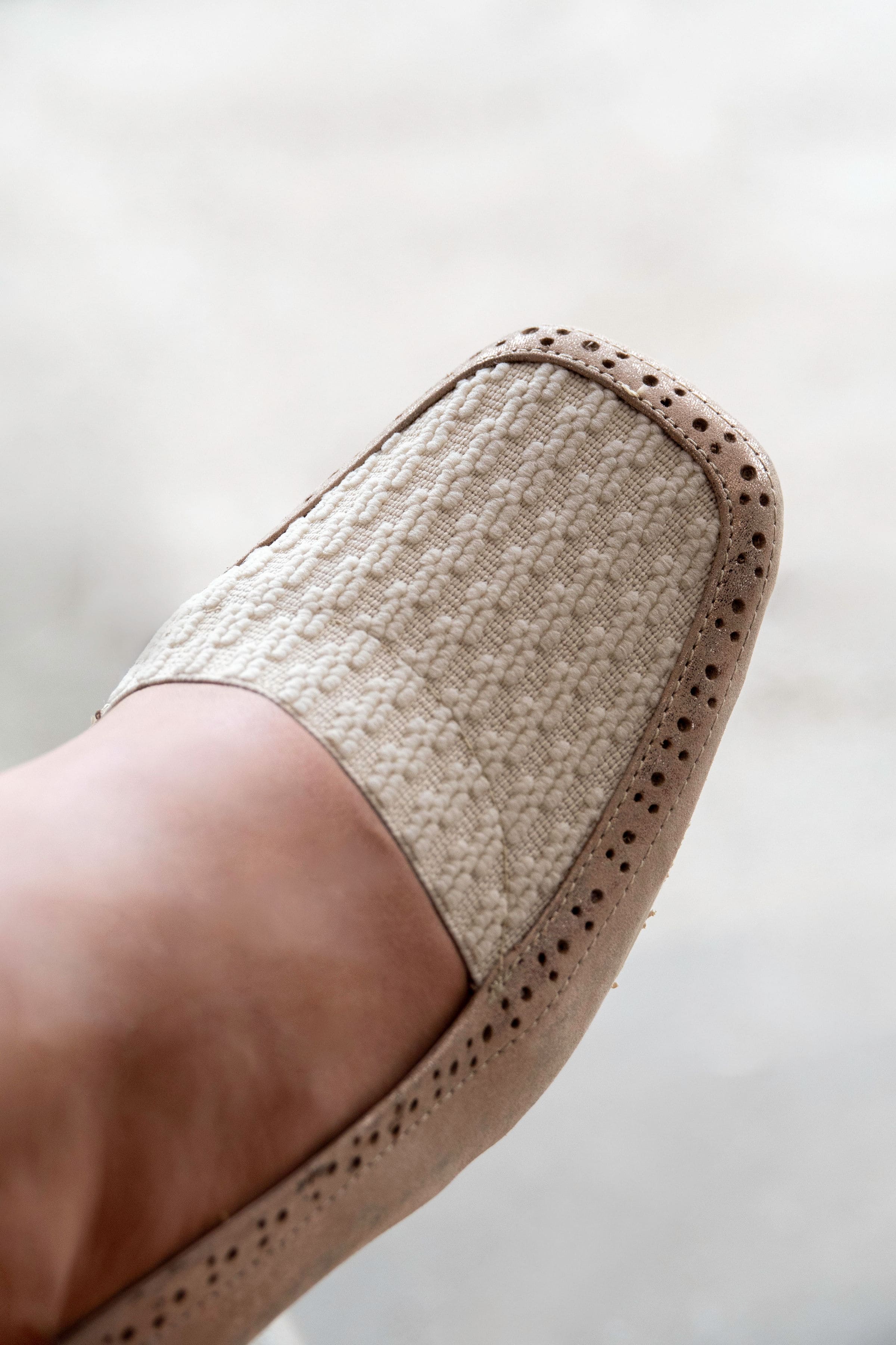 Mocasín Clasico con Elastico Beige