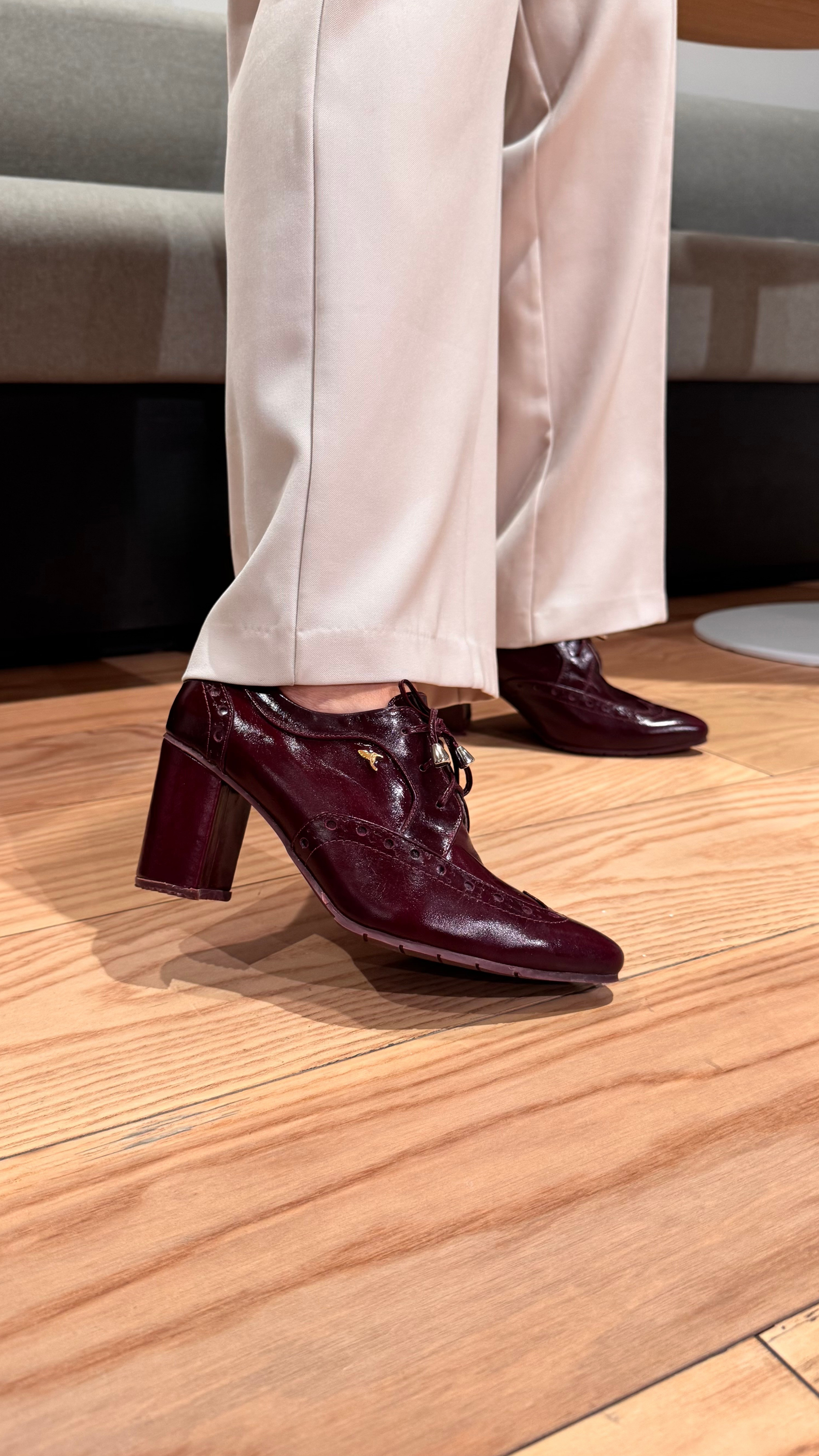 Oxford Wine Working Girl Heel