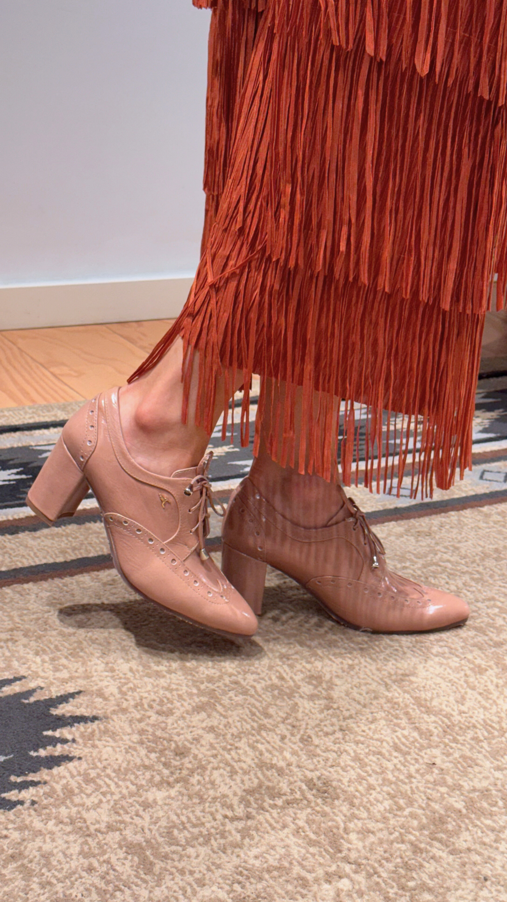 Tacón Oxford Beige Working Girl