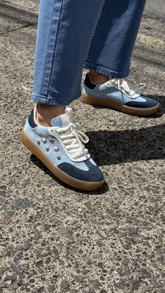 Tenis Clásica Urbana Azul-Mezclilla