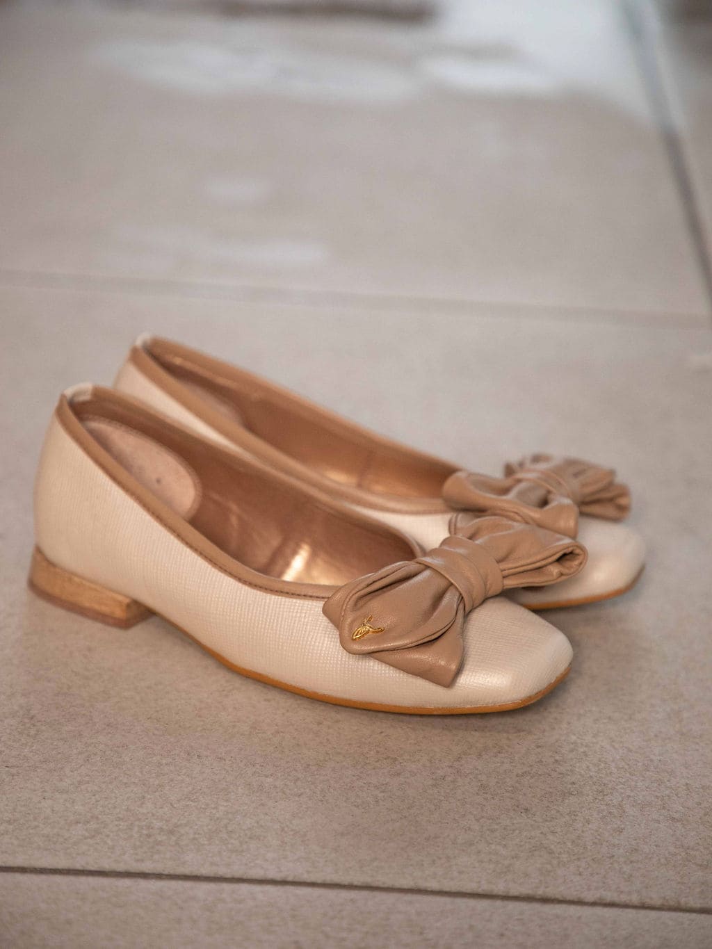 Flat Tipo Bailarina con Lazo Pelo Colores