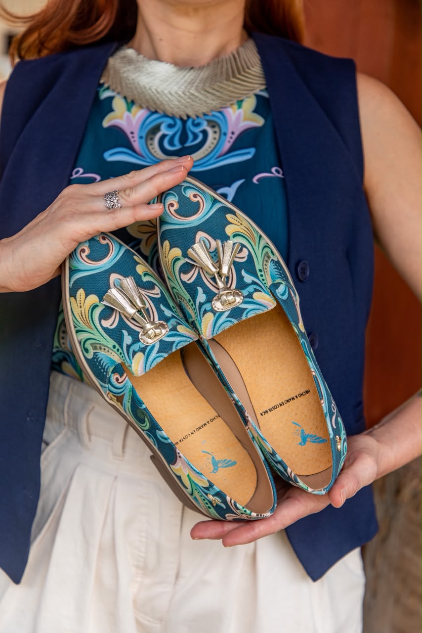 Mocasín Tipo Slipper Pompones  By Yaho & El Canto